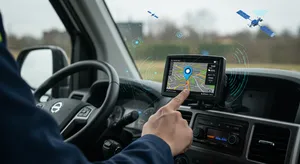 Fleet tracking system utilizing advanced GPS signal processing for precise vehicle monitoring
