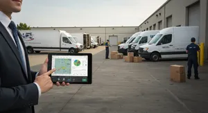 Fleet tracking system performance metrics dashboard