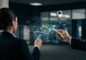 Business Outcomes with GPS trackers  for company vehicles illustration