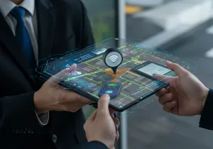 Implementing business vehicle GPS tracker illustration