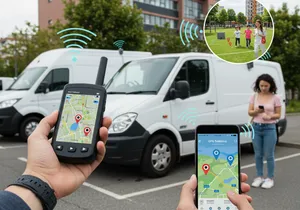 Fleet GPS tracking system for family safety monitoring