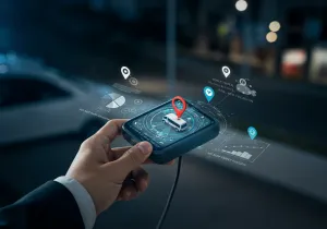 Business Outcomes with company vehicle trackers illustration