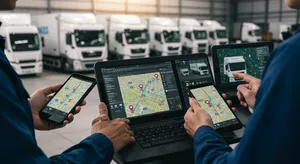 GPS fleet compliance monitoring and reporting dashboard