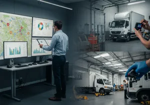 Fleet management cost comparison by fleet size
