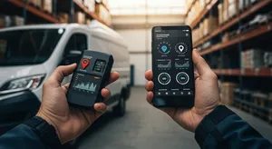 Fleet tracking ROI dashboard showing GPS system cost reductions