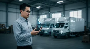 Fleet tracking customer service metrics and dispatch efficiency