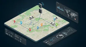 Fleet dispatch system with GPS tracking and real-time alerts