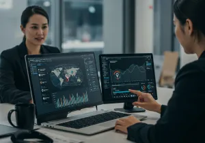 Fleet Optimization Driver Performance Tracking Overview illustration