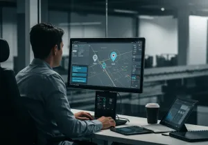 Business Outcomes with Fleet Optimization Driver Performance Tracking illustration