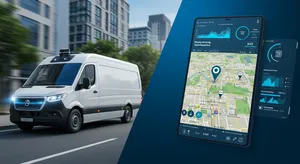 Advanced GPS fleet tracking system for autonomous vehicle management