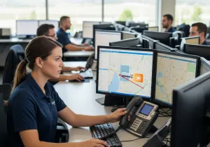 Key Features of GPS Fleet Driver Safety illustration