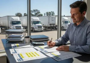 ROI and Cost Savings with GPS Fleet Driver Safety illustration