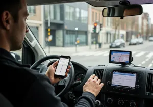 GPS Fleet Management Benefits Overview illustration