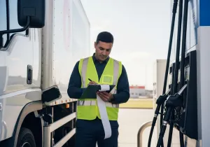 Business Outcomes with GPS Fleet Management Solutions Visual Business Outcomes with GPS Fleet Management Solutions illustration