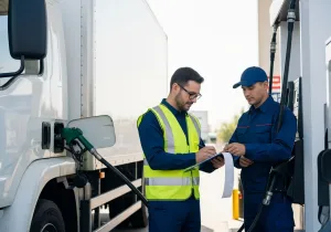 ROI and Cost Savings with GPS Fleet Management Solutions Visual ROI and Cost Savings with GPS Fleet Management Solutions illustration