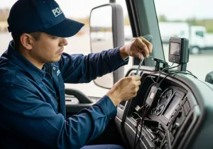 Implementing GPS Fleet Management Systems illustration