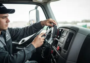 Implementing GPS Fleet Management Vehicle Tracking illustration