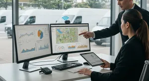 Fleet management ROI calculator showing GPS tracking cost benefits