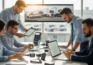 Business Outcomes with GPS Tracker for Company Vehicles illustration