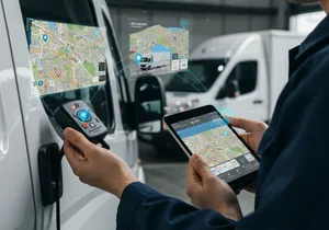 GPS system operation process showing satellite signals and data transmission flow