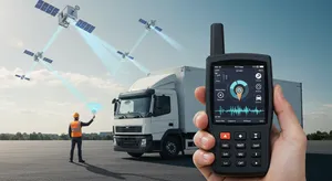 Fleet tracking system utilizing multiple GPS frequency bands for enhanced vehicle monitoring