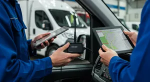 GPS tracking device installation for fleet management systems