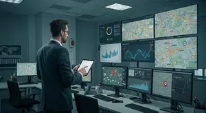 Fleet tracking ROI and implementation metrics dashboard