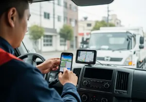 GPS Fleet Management Fleet Tracking Overview Visual GPS Fleet Management Fleet Tracking Overview illustration