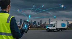 Fleet tracking systems comparison showing GPS and alternative navigation methods for fleet management