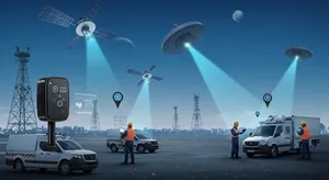 GPS fleet tracking network infrastructure diagram