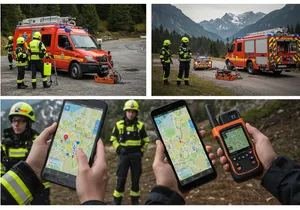 GPS fleet tracking for outdoor safety and emergency response