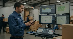 Fleet productivity metrics showing efficiency gains