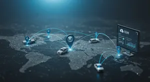 GPS fleet tracking hardware devices and fleet management software interface