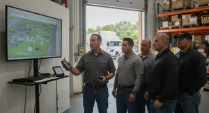 Fleet management staff training and GPS tracking system onboarding
