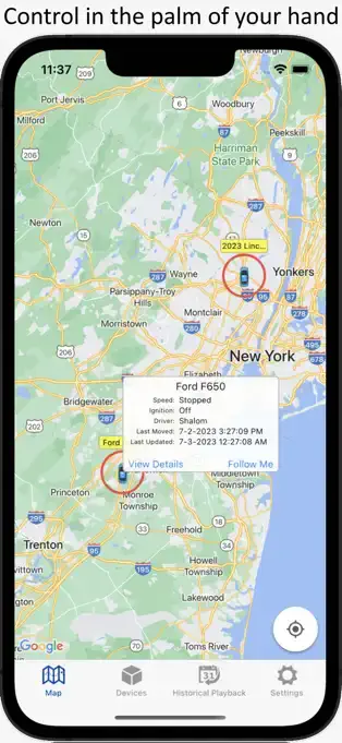 iOS App for GPS Tracking