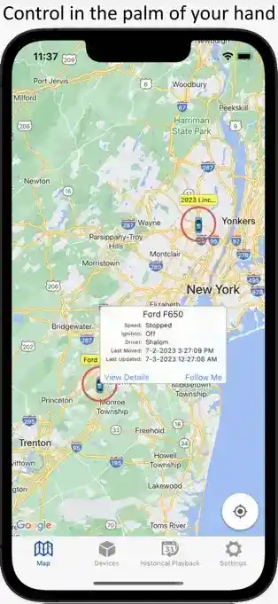 iOS App for GPS Tracking